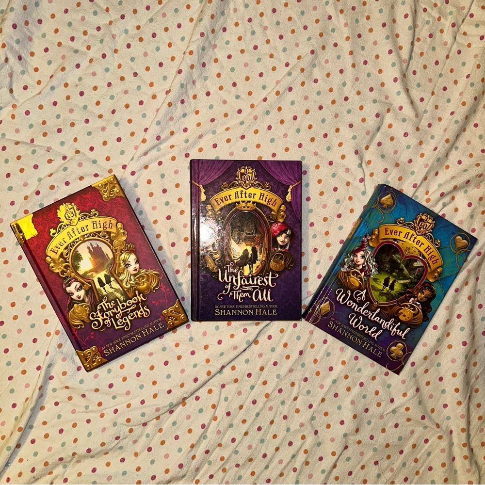 Ever After High Storybook of Legends Set - 3 Books - Slight Edge Wear